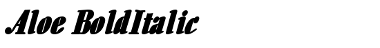 Aloe BoldItalic - Download Thousands of Free Fonts at FontZone.net