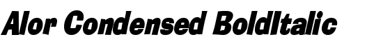 Alor Condensed BoldItalic - Download Thousands of Free Fonts at FontZone.net