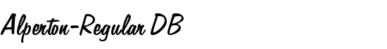 Alperton-Regular DB - Download Thousands of Free Fonts at FontZone.net