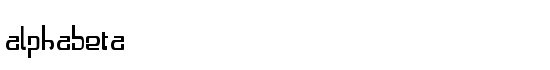 Alphabeta - Download Thousands of Free Fonts at FontZone.net