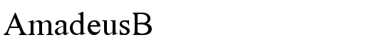 AmadeusB - Download Thousands of Free Fonts at FontZone.net