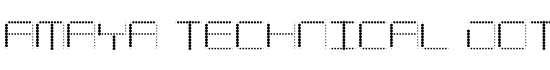Amaya Technical Dots Regular - Download Thousands of Free Fonts at FontZone.net