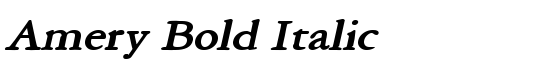 Amery Bold Italic - Download Thousands of Free Fonts at FontZone.net