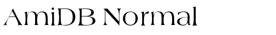 AmiDB Normal - Download Thousands of Free Fonts at FontZone.net