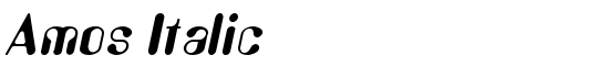 Amos Italic - Download Thousands of Free Fonts at FontZone.net