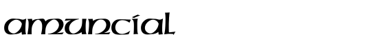 Amuncial - Download Thousands of Free Fonts at FontZone.net