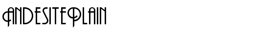 AndesitePlain - Download Thousands of Free Fonts at FontZone.net