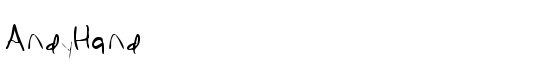 AndyHand - Download Thousands of Free Fonts at FontZone.net