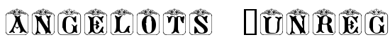 Angelots (Unregistered) - Download Thousands of Free Fonts at FontZone.net