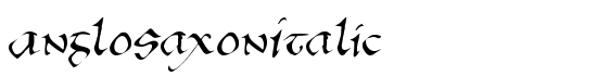 AngloSaxonItalic - Download Thousands of Free Fonts at FontZone.net