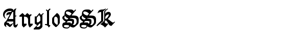 AngloSSK - Download Thousands of Free Fonts at FontZone.net