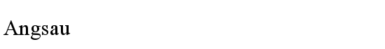 Angsau - Download Thousands of Free Fonts at FontZone.net