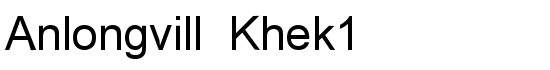 Anlongvill Khek1 - Download Thousands of Free Fonts at FontZone.net
