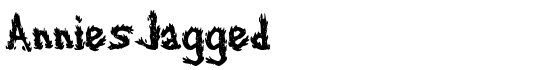 AnniesJagged - Download Thousands of Free Fonts at FontZone.net