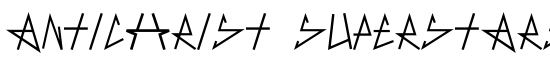 AntiChrist SuperstarSW - Download Thousands of Free Fonts at FontZone.net