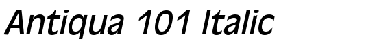 Antiqua 101 Italic - Download Thousands of Free Fonts at FontZone.net
