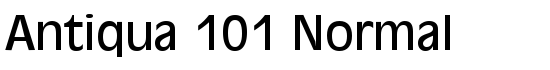Antiqua 101 Normal - Download Thousands of Free Fonts at FontZone.net
