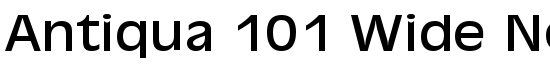 Antiqua 101 Wide Normal - Download Thousands of Free Fonts at FontZone.net