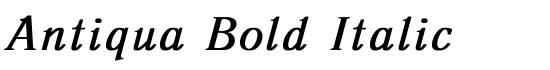 Antiqua Bold Italic - Download Thousands of Free Fonts at FontZone.net