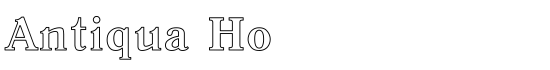 Antiqua Ho - Download Thousands of Free Fonts at FontZone.net