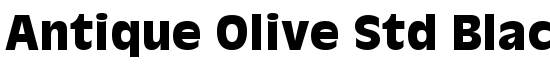 Antique Olive Std Black - Download Thousands of Free Fonts at FontZone.net