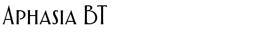 Aphasia BT - Download Thousands of Free Fonts at FontZone.net
