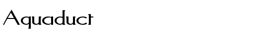 Aquaduct - Download Thousands of Free Fonts at FontZone.net