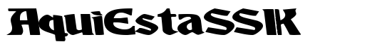 AquiEstaSSK - Download Thousands of Free Fonts at FontZone.net