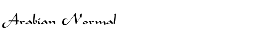 Arabian-Normal - Download Thousands of Free Fonts at FontZone.net