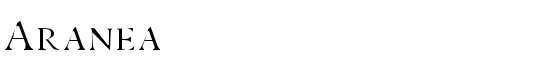 Aranea - Download Thousands of Free Fonts at FontZone.net
