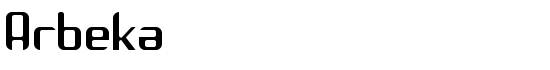 Arbeka - Download Thousands of Free Fonts at FontZone.net