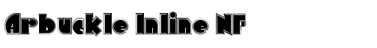Arbuckle Inline NF - Download Thousands of Free Fonts at FontZone.net