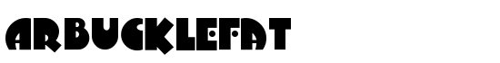 ArbuckleFat - Download Thousands of Free Fonts at FontZone.net