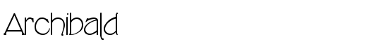 Archibald - Download Thousands of Free Fonts at FontZone.net