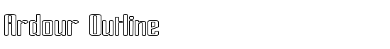 Ardour Outline - Download Thousands of Free Fonts at FontZone.net