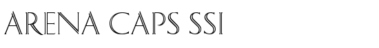 Arena Caps SSi - Download Thousands of Free Fonts at FontZone.net