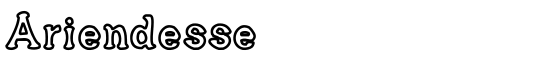 Ariendesse - Download Thousands of Free Fonts at FontZone.net