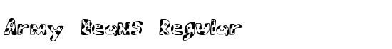 Army Beans Regular - Download Thousands of Free Fonts at FontZone.net