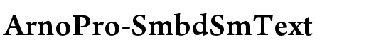 ArnoPro-SmbdSmText - Download Thousands of Free Fonts at FontZone.net