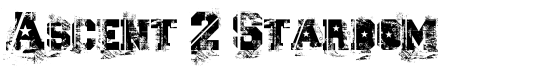 Ascent 2 Stardom - Download Thousands of Free Fonts at FontZone.net