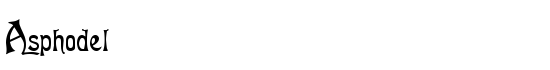Asphodelâ„¢ - Download Thousands of Free Fonts at FontZone.net