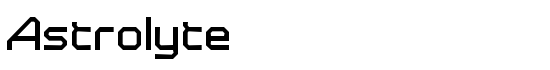 Astrolyte - Download Thousands of Free Fonts at FontZone.net