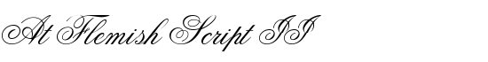 At Flemish Script II - Download Thousands of Free Fonts at FontZone.net