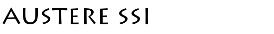 Austere SSi - Download Thousands of Free Fonts at FontZone.net
