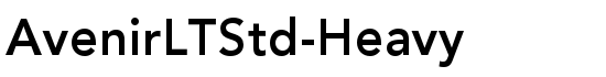 AvenirLTStd-Heavy - Download Thousands of Free Fonts at FontZone.net