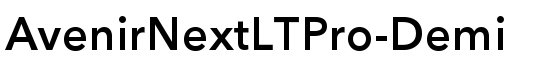 AvenirNextLTPro-Demi - Download Thousands of Free Fonts at FontZone.net