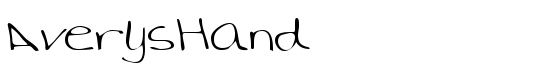 AverysHand - Download Thousands of Free Fonts at FontZone.net