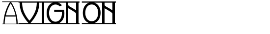 Avignon - Download Thousands of Free Fonts at FontZone.net