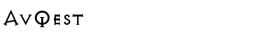 AvQest - Download Thousands of Free Fonts at FontZone.net