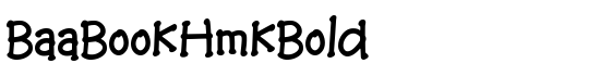 BaaBookHmkBold - Download Thousands of Free Fonts at FontZone.net